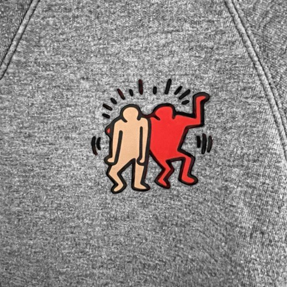 Lacoste Women's Keith Haring Design Cotton Blend Sweatshirt (M) - Picture 5 of 11